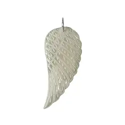 0617525091 Colgante alas de ángel Madre Perla (Nácar) (claro), 4,6 cm, derecha | Marco Schreier