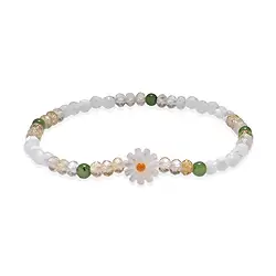 0617550213 Armband Perlmutt-Margerite, Nephrit, Citrin | Edelsteine, Heilsteine & Schmuck