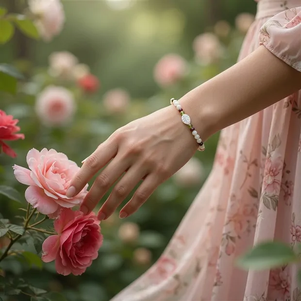 Pulsera de Madre Perla (Nácar), Peridoto y turmalina | Marco Schreier