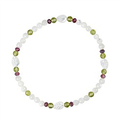 0617550214 Bracciale in madreperla, Peridoto e tormalina | Marco Schreier