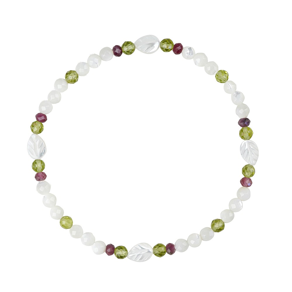 Bracciale in madreperla, Peridoto e tormalina | Marco Schreier