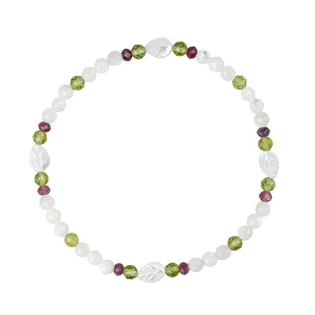 Bracciale in madreperla, Peridoto e tormalina | Marco Schreier