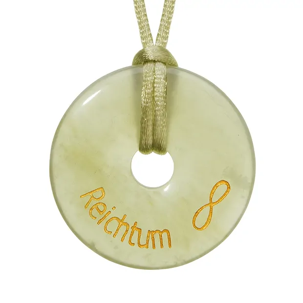 Wish fulfillment donut "Wealth", Serpentine | wholesaler gems & healing stones