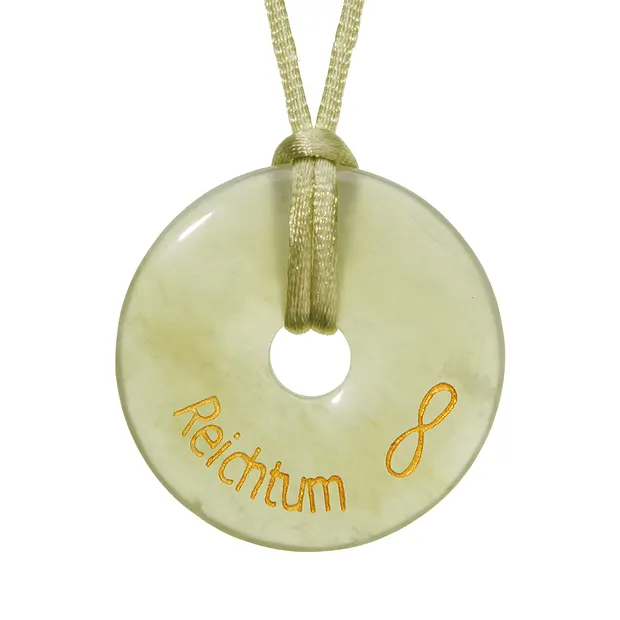 Wunscherfüllungs-Donut "Reichtum", Serpentin | Edelsteine, Heilsteine & Schmuck