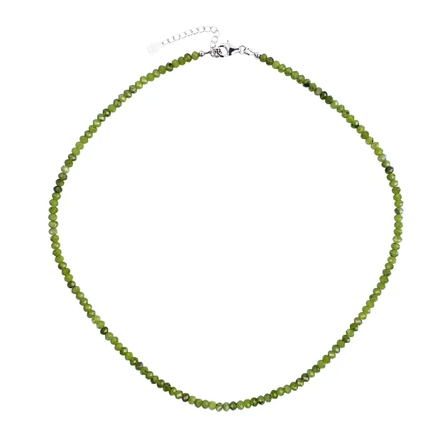 Bracelet Serpentine, 2 x 4mm button faceted, extension chain, rhodiniert | Marco Schreier