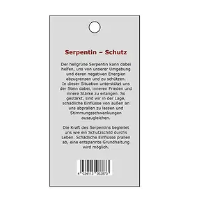 Kraftstein-Anhänger Serpentin (Schutz) | Edelsteine, Heilsteine & Schmuck-Handel