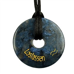 0618311104 Wish fulfillment donut "Let go", Dumortierite | wholesaler gems & healing stones