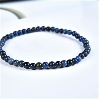 Bracciale, Dumortierite, perline da 04 mm | grossista gemme e pietre curative