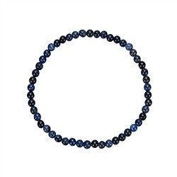 0618350104 Bracelet, Dumortierite, 04mm beads | wholesaler gems, healing stones & jewelry