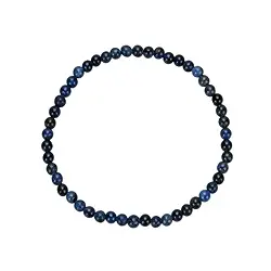 0618350104 Armband, Dumortierit, 04mm Kugeln | Großhändler Edelsteine, Heilsteine & Schmuck