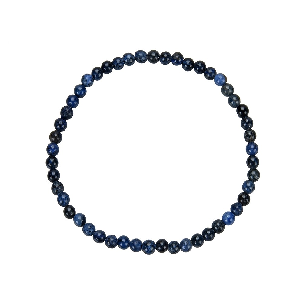 Bracciale, Dumortierite, perline da 04 mm | grossista gemme e pietre curative