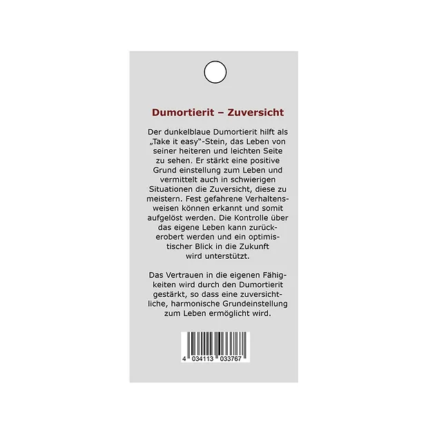 Power stone pendant Dumortierite (confidence) | wholesaler gems & healing stones