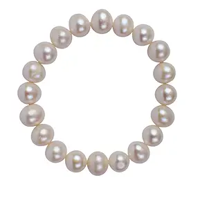 Pulsera, perla (blanca), 10 - 11mm | Marco Schreier