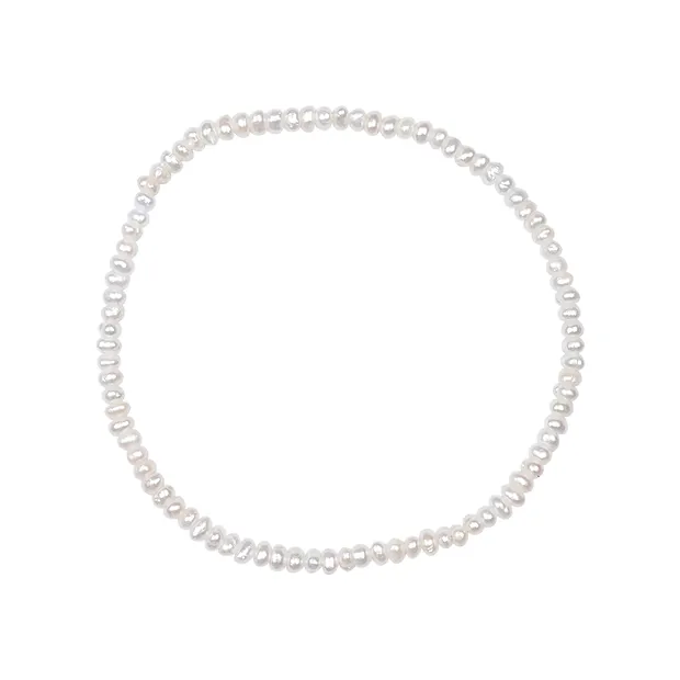 Pulsera, perla, 02-02,5mm botón | piedras preciosas, piedras curativas y joyería