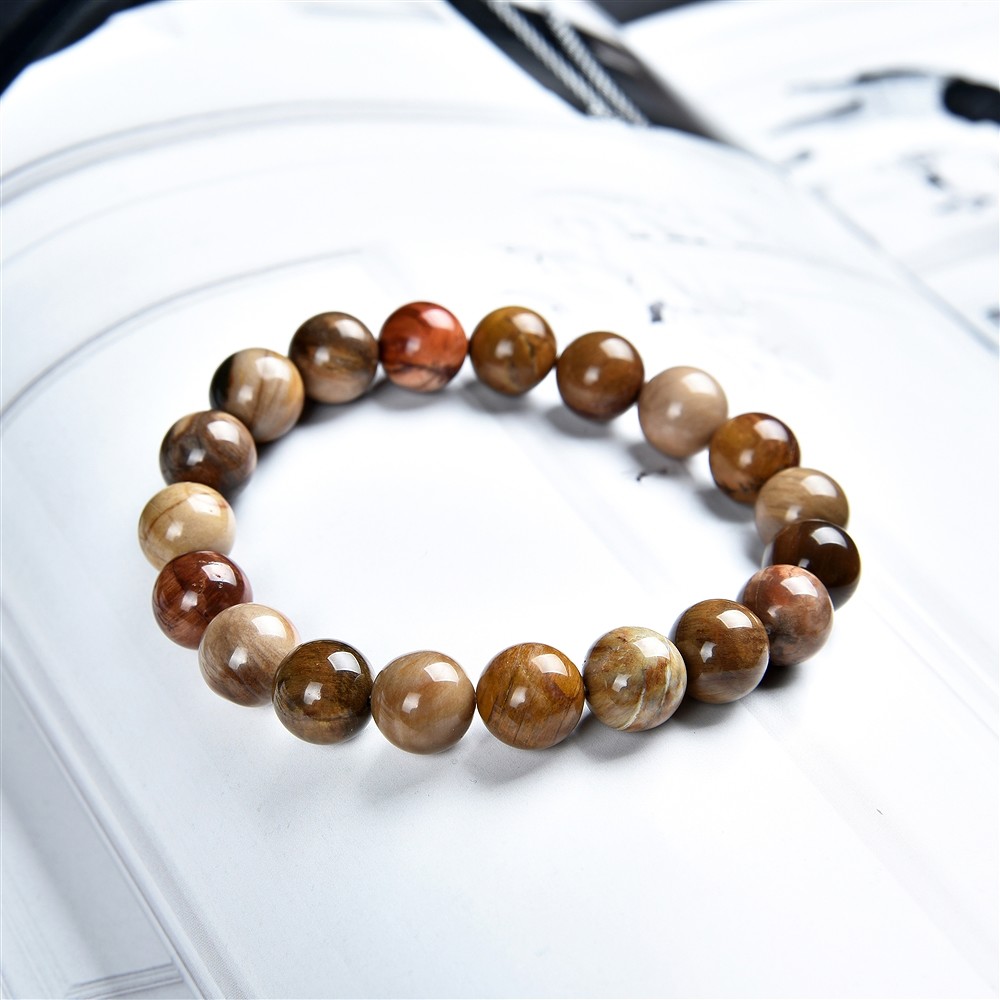 Bracelet, Bois silicofié, boules de 10mm | Marco Schreier