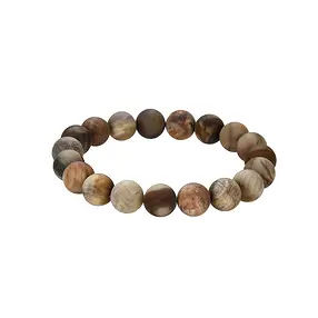 Bracelet, Bois silicofié, boules de 10 mm, mates | Marco Schreier