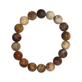 Bracelet, Bois silicofié, boules de 10 mm, mates | Marco Schreier