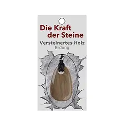 0618771015 Kraftstein-Anhänger versteinertes Holz (Erdung) | Marco Schreier