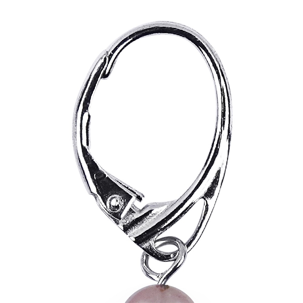 Pendientes cuentas Thulita 6mm | piedras preciosas, piedras curativas y joyería