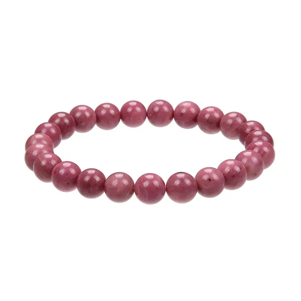 Bracelet, Thulite, 08mm perles rondes | Marco Schreier