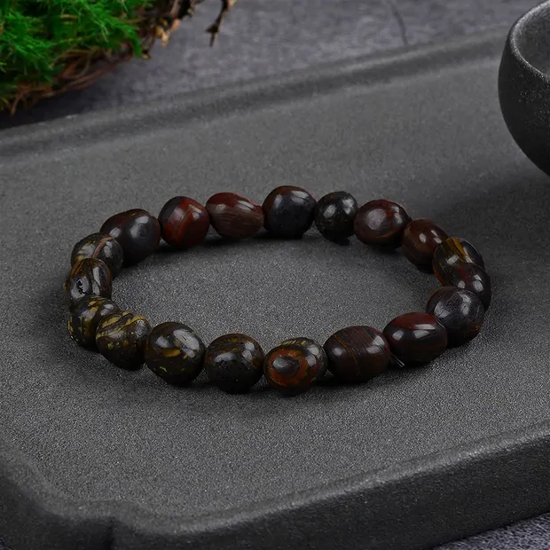 Bracelet, Tiger Iron, 08-10mm nuggets | wholesale gems, healing stones & jewelry