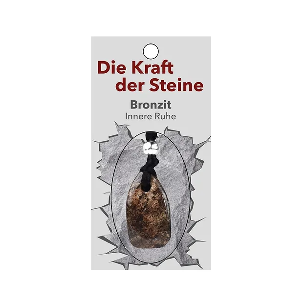 Ciondolo con pietra del potere Bronzite (pace interiore) | Marco Schreier