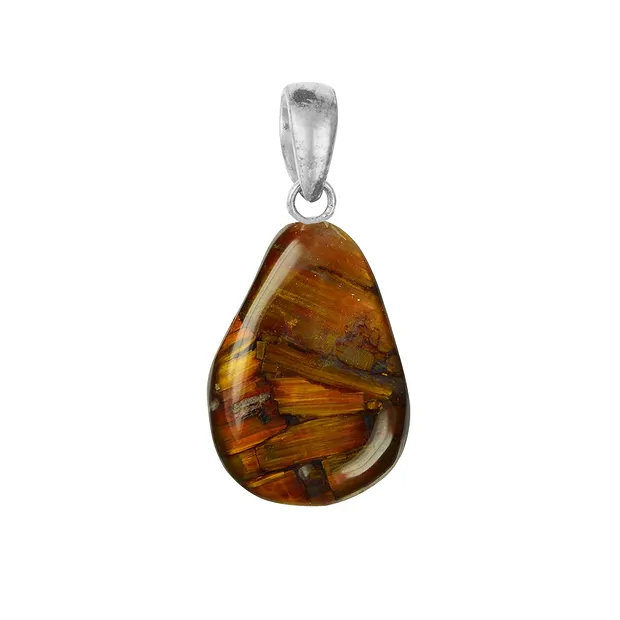 Colgante Pietersita, Piedra rodada, 3,5cm | Marco Schreier