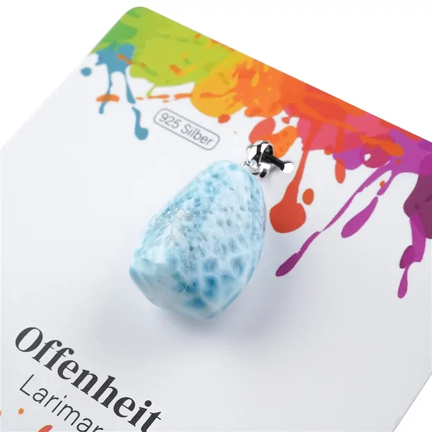 Colgante Larimar A, Piedra rodada pequeña, rodiado | Marco Schreier