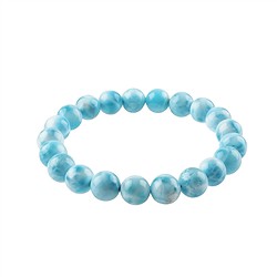 0619650024 Bracciale, Larimar (extra), perline da 08 - 09 mm | Marco Schreier