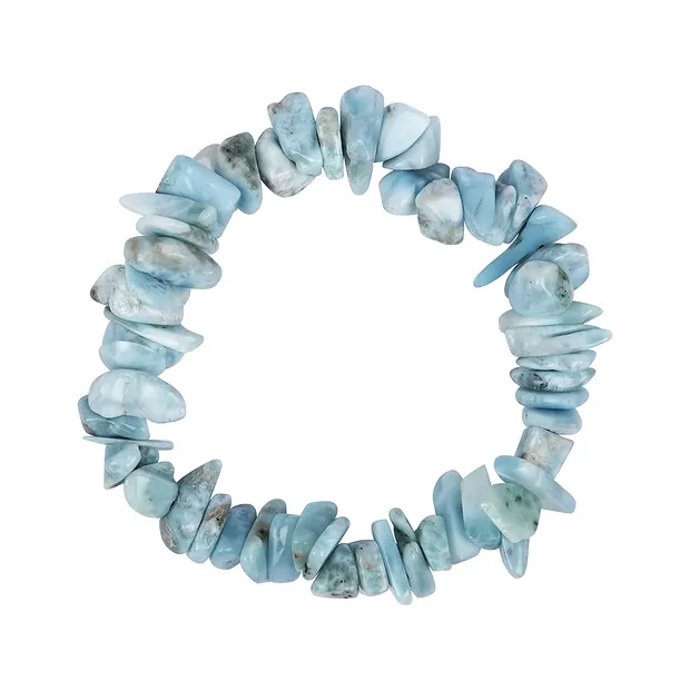 Bracelet, Larimar, sliver, 05 - 12mm | wholesaler gems, healing stones & jewelry