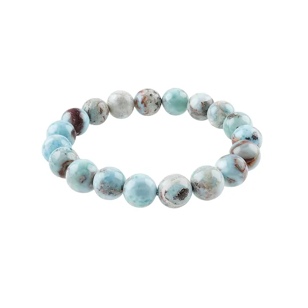 Armband, Larimar, 11mm Kugeln | Großhändler Edelsteine, Heilsteine & Schmuck