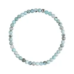 0619650104 Armband, Larimar, 04mm Kugeln | Großhändler Edelsteine, Heilsteine & Schmuck