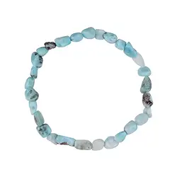 0619650133 Bracciale, Larimar, pepite di 08-12 mm | grossista gemme e pietre curative