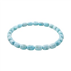 0619650136 Bracelet, Larimar, 07 x 05mm Tonneau | Marco Schreier