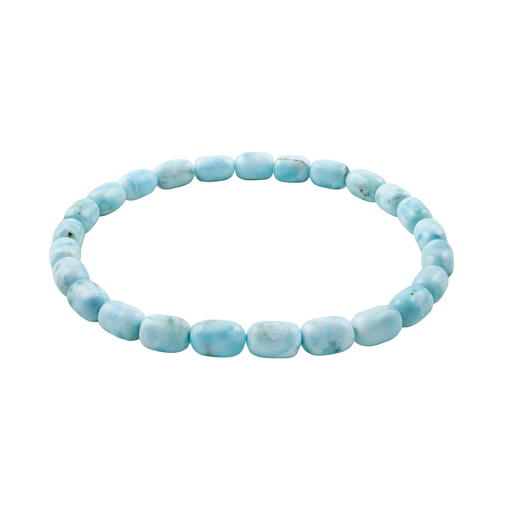 Bracelet, Larimar, 07 x 05mm Tonneau | Marco Schreier