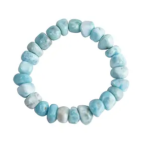 Armband, Larimar, Nuggets, 8-10mm | Großhändler Edelsteine, Heilsteine & Schmuck
