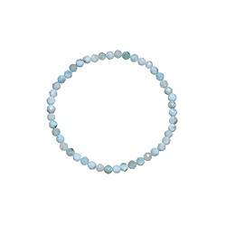 0619650232 Armband,Larimar, 3mm Kugeln, fac.14cm (für Kinder) | Marco Schreier
