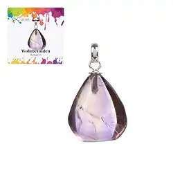 0619925106 Pendant Ametrine, Tumbled Stone small, rhodiniert | Marco Schreier