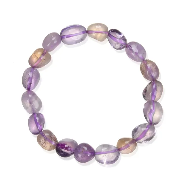 Bracciale, Ametrina, pepite da 10 - 12 mm | grossista gemme e pietre curative