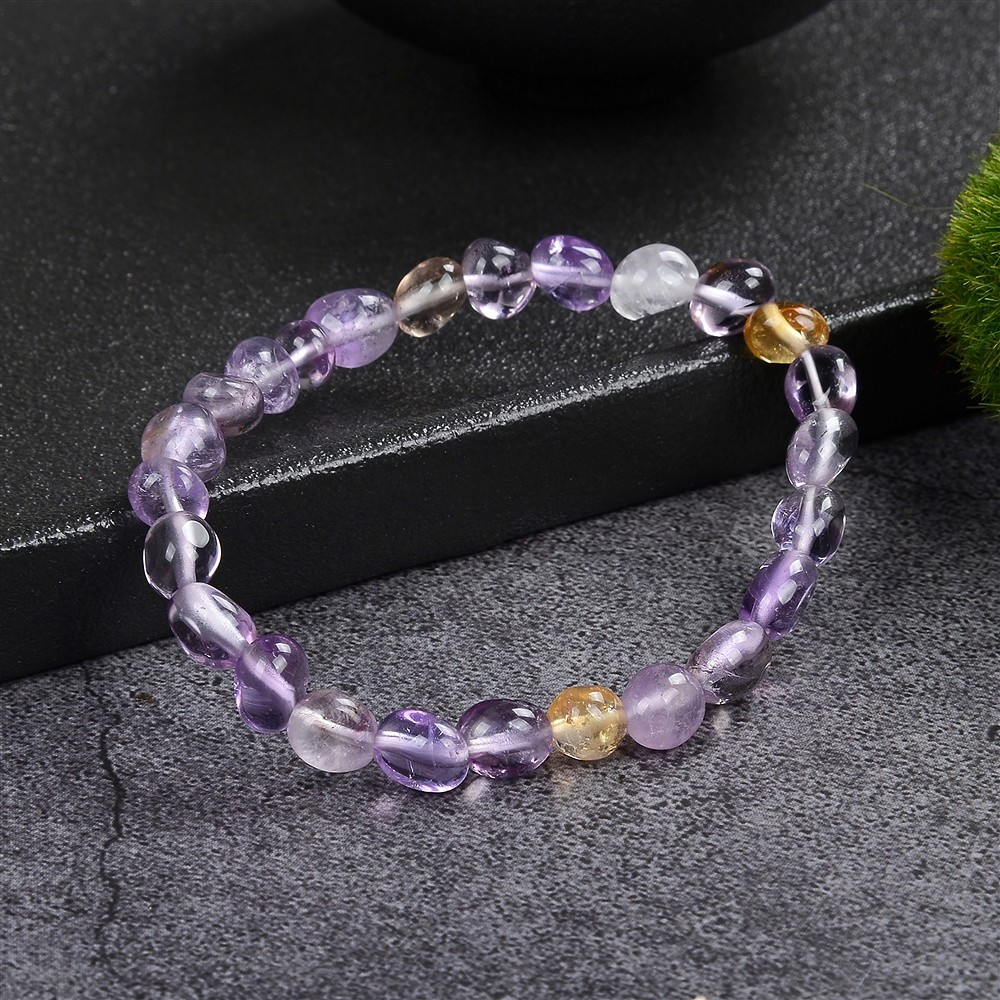 Bracelet, Amétrine, 08 x 06mm Nuggets | Marco Schreier