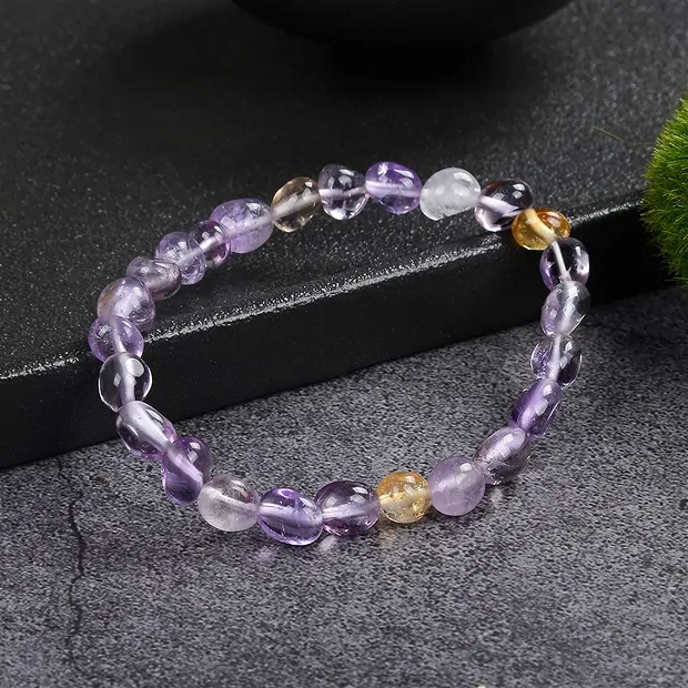 Armband, Ametrin, 08 x 06mm Nuggets | Schreier Edelsteine, Heilsteine & Schmuck