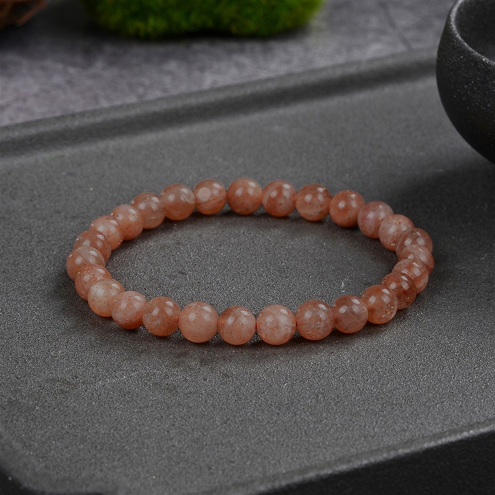 Armband, Sonnenstein, 06mm Kugeln | Großhändler Edelsteine, Heilsteine & Schmuck