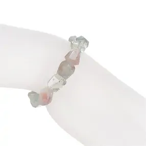 Pulsera, piedra solar (Arusha), pepitas de 10-12 mm, facetadas | Marco Schreier
