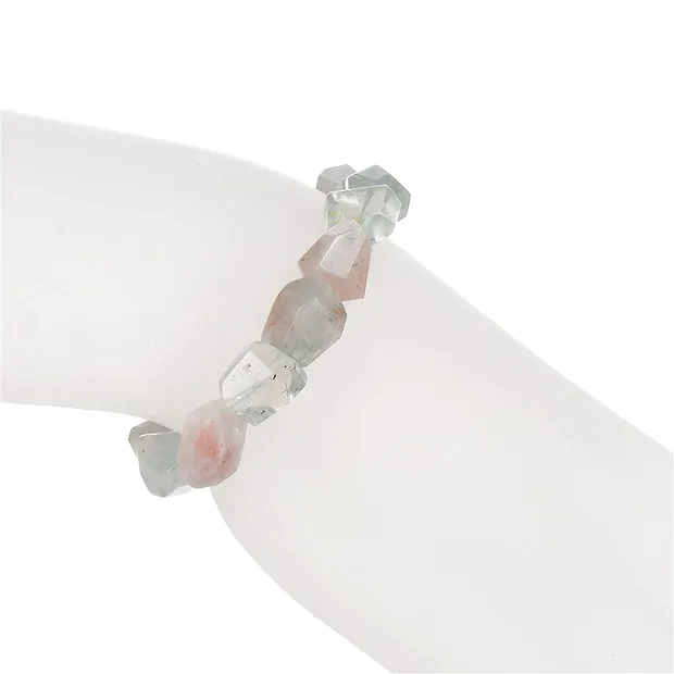 Bracelet, sunstone (Arusha), 10-12 mm nuggets, faceted | Marco Schreier