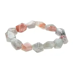 0621350176 Bracciale, Pietra del sole (Arusha), pepite di 14-18 mm, sfaccettate | Marco Schreier