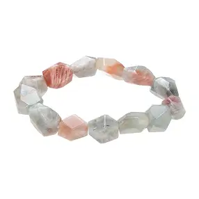 Armband, Sonnenstein (Arusha), 14-18mm Nuggets, facettiert | Marco Schreier