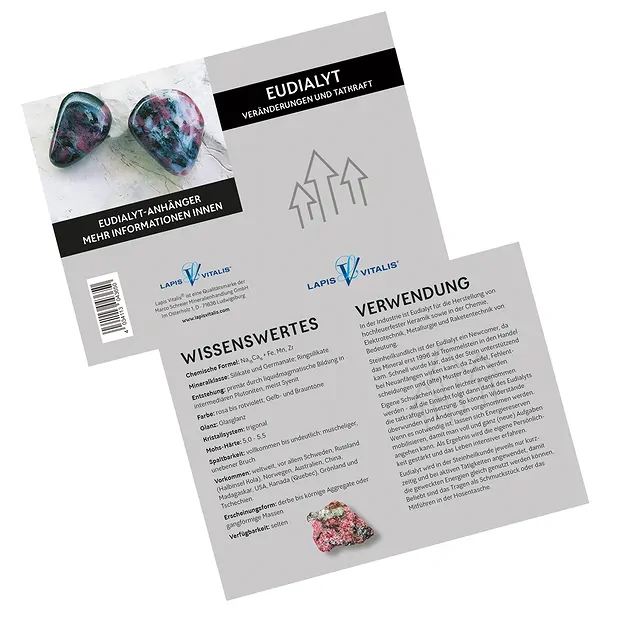 Pendentif Eudialyte "changement et action". | Marco Schreier