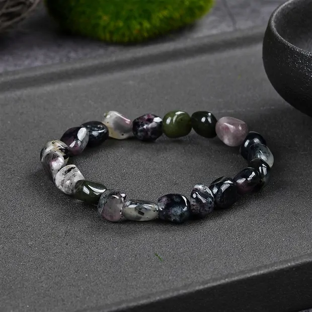 Armband, Eudialyt, 09 - 11mm Nuggets | Schreier Edelsteine, Heilsteine & Schmuck