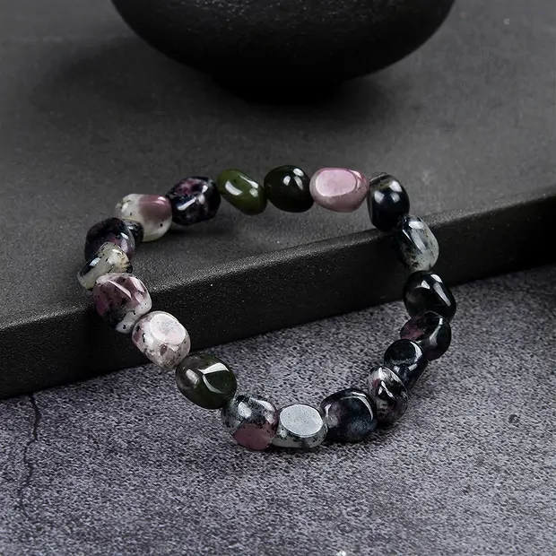 Armband, Eudialyt, 09 - 11mm Nuggets | Schreier Edelsteine, Heilsteine & Schmuck