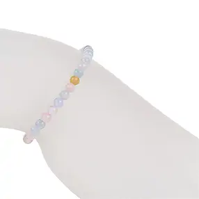 Bracciale, Morganite, perline da 04 mm | grossista gemme e pietre curative